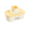 Manual Garlic Grinder 2 in 1 Plastic Ginger Grinding Grater with Hand Guard Mini Garlic Planer Baby Complementary Food