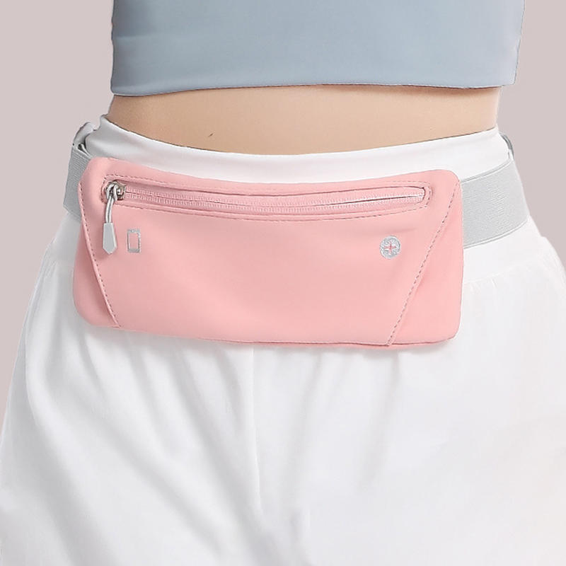 Легкая спортивная тонкая поясная сумка для бега, женская поясная сумка для тренировок на открытом воздухе, нагрудная сумка для ходьбы, езды на велосипеде