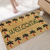 Floor Mat Welcome Mat with Anti-Slip Backing Wear Resistant Highly Absorbent Home Entrance Rug Door Mat Decor