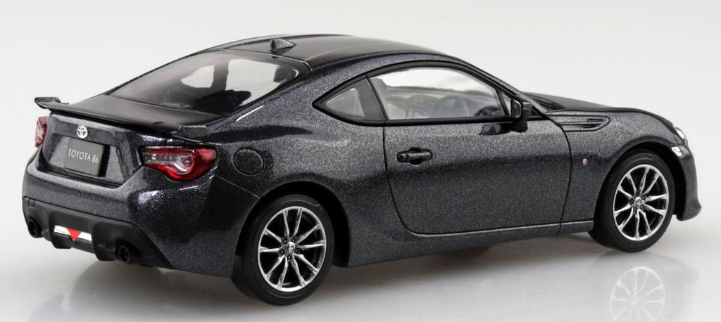 Aoshima Bunka Kyozai Rakupla Snap Kit Toyota 86 Темно-серый металлик Пластик Модель 1/32 № 08-DG Предварительно окрашенный (Автомобиль)