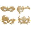 Halloween Mask Costume Props With Lace Half Face Jewelry For Adult Costume Party