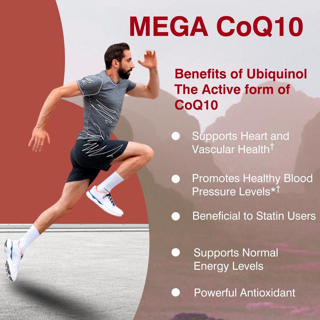Airboy - 100mg Ubiquinol CoQ10 Capsules - Heart Health