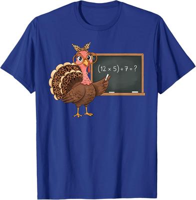 Six Seven Meme Number Turkey Thanksgiving Teacher Unisex T-Shirt