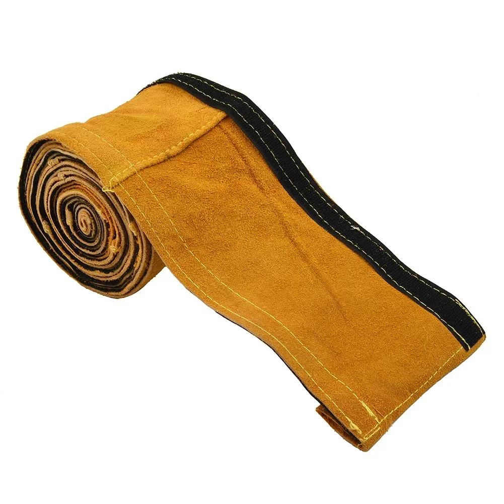 1pcs 3.5m/10m TIG Welding Torch Cable Cover Leather Adjustable Tightness Stitched Mig/plasma Cable Sleeves Tig Cover For Hose