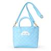 Quilted 2WAY Mini Tote Bag Cinnamoroll Handbag Crossbody 309532 [Sanrio]
