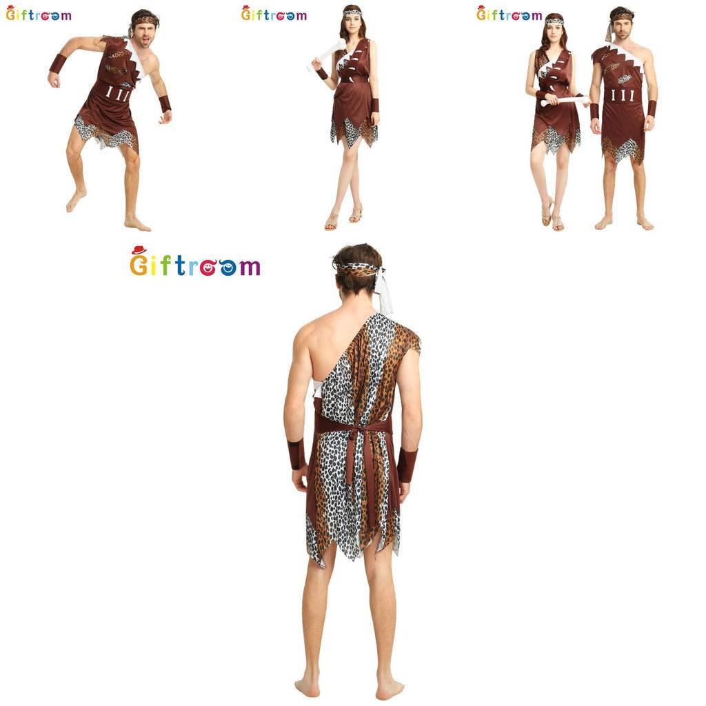 Stylish Couples Indian Native Costume For Halloween Parties And Cosplay Events