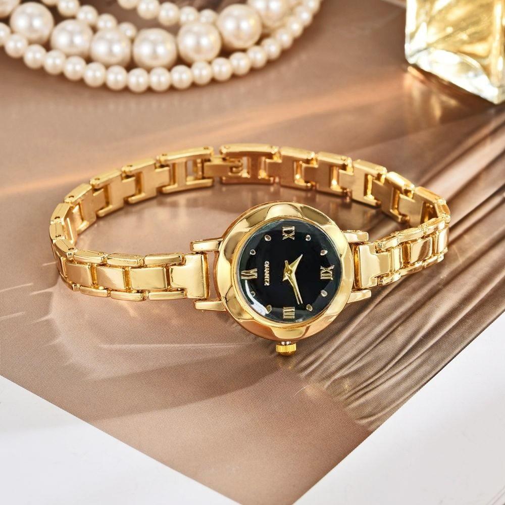 Small Dial Bracelet Watch Gold Ladies Wristwatches New Women's Quartz Watch Gifts