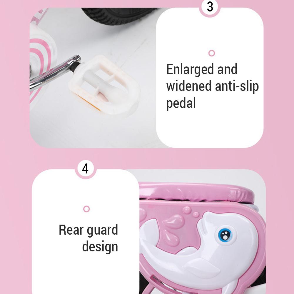 Детский велосипед 12–20 дюймов для девочек в возрасте от 3 до 13 лет с тренировочными колесами, корзиной, защитной сеткой Fash