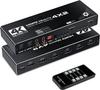 Avedio links 4K@60Hz HDMI Матричный коммутатор с 4 входами и 2 выходами, функция разделения звука, оптический цифровой/SPDIF/L/R аудиовыход, пульт дистанционного управ