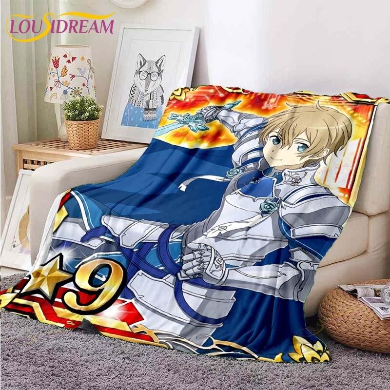 Одеяло Asuna Sword Art Online, одеяло для дивана-кровати, супер мягкое теплое одеяло, флисовое одеяло