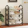 Rack for Shoes Door Household Shoe Rack Organizers Large Capacity Storage Save Space Simple Plastic Shoe Organizer and Storage