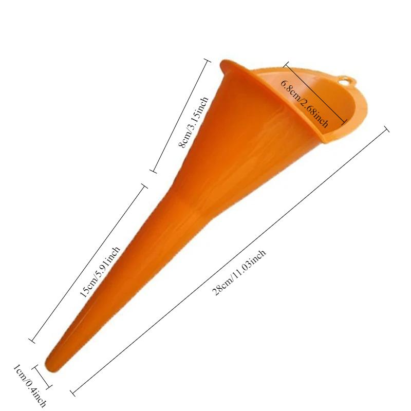 2/3/5 шт. Автомобильная мотоциклетная длинная воронка для масла, противоразбрызгивающая, бензиновая, топливная, пластиковая воронка для заправки двигателя, автомобильные аксессуары