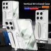 Slim Protective Case With Wrist Strap Motorola Moto Razr Fold Shockproof PC Cover Anti-Fingerprint Foldable Design In