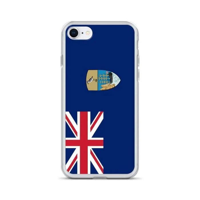 Coque Télephone Drapeau Sainte-Hélène, Ascension Et Tristan Da Cunha - iPhone 8