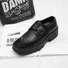 Модная обувь для мужчин Модная ретро обувь с квадратным носком на толстой подошве Повседневная мужская обувь На шнуровке Платформа Дерби Кожаные лоферы Обувь Zapatos Hombre