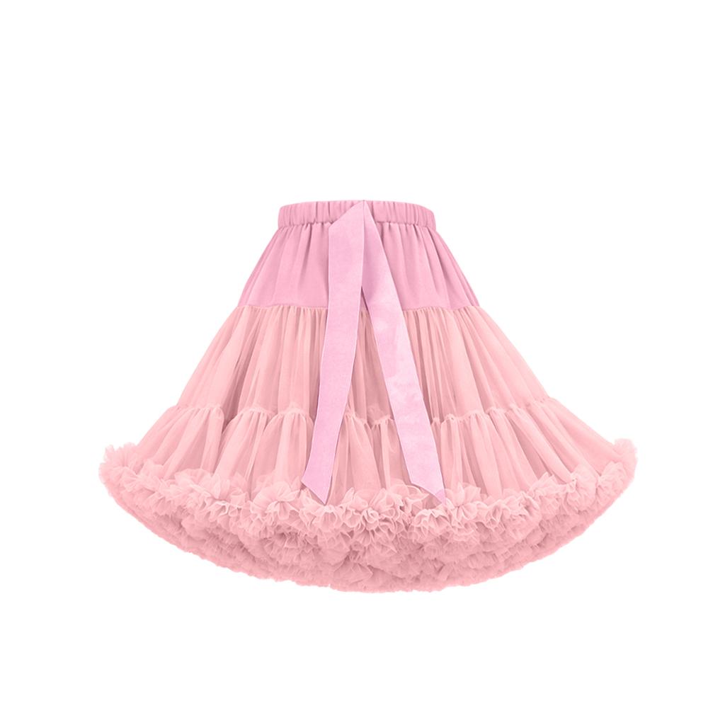 Women's Adult Tulle Skirt Dance Skirt for Performance and Party Wear