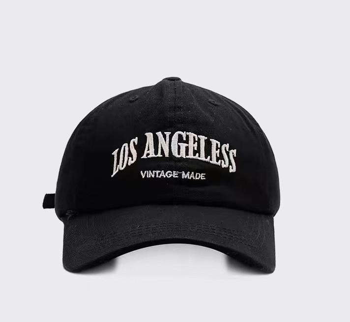 Sun Protection Baseball Cap With Wide Brim For Women And Men Cotton Embroidered Letter Design