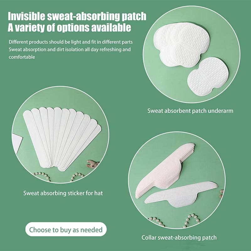 10/20 шт. Подмышечные прокладки от пота Впитывающие вкладыши Мятная подмышечная прокладка от пота Подмышечные наклейки Антидезодорантные прокладки для одежды