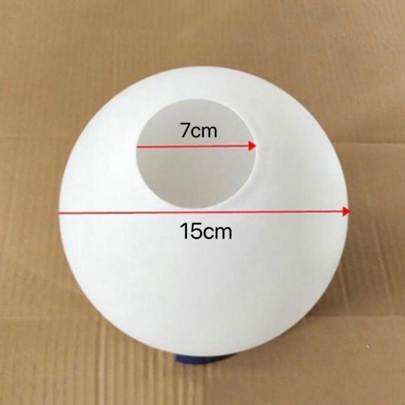 Круглая прикроватная лампа из матового стекла, подвесной абажур