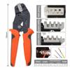Crimping Tool for Non-Insulated Open Barrels Terminals Receptacles,AWG28-18 Ratchet Wire Crimper Tool,SN-2549