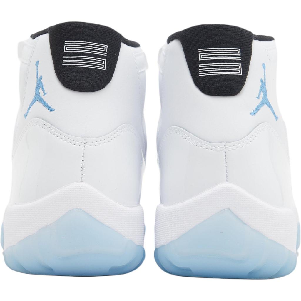 Air Jordan 11 Retro PS Legend Blue / Columbia 2024 Детские кроссовки Белый Черный 378039-104