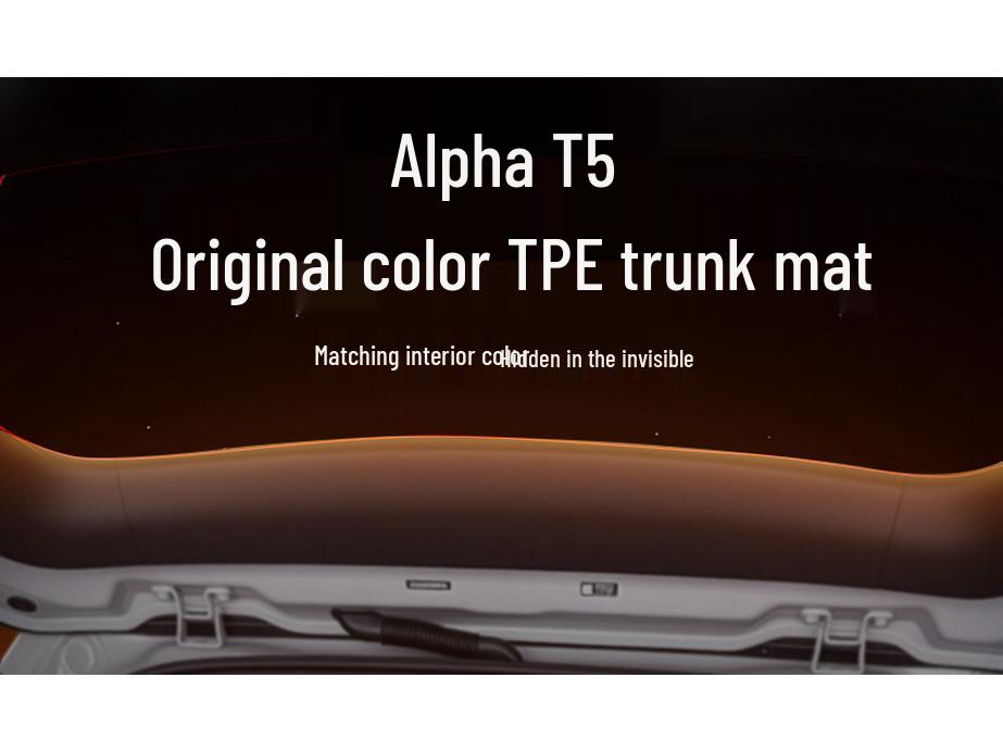 Коврик в багажник Alpha T5 - Аксессуар, напольный коврик из ТПЭ для автомобилей Ji Hu