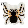 Spooky Hair Clips for Kids Halloween Cartoon Women Girls, Acrylic Glitter Pumpkin/Ghost/Bat/Cat Small Holiday Gifts Girls Accessories, Cute Decorative