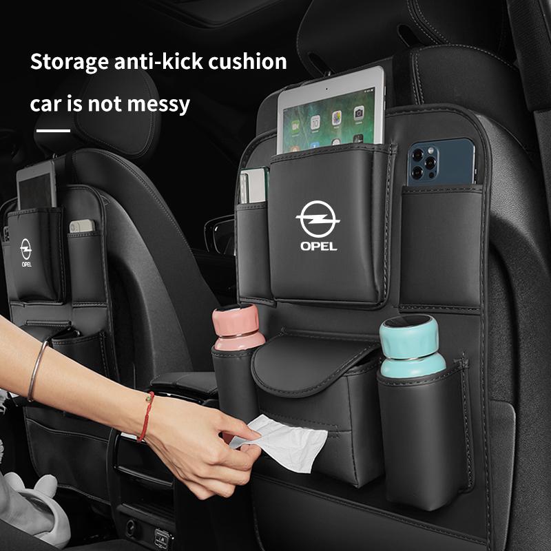Для Opel OPCline ASTRA CORSA INSIGNIA MOKKA VECTRA ZAFIRA GTC Tigra Органайзер для сиденья автомобиля Сумка для хранения на спинку сиденья Накладка Аксессуары