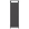 Firewood Rack Black 60x28x90 cm Cold Rolled Steel