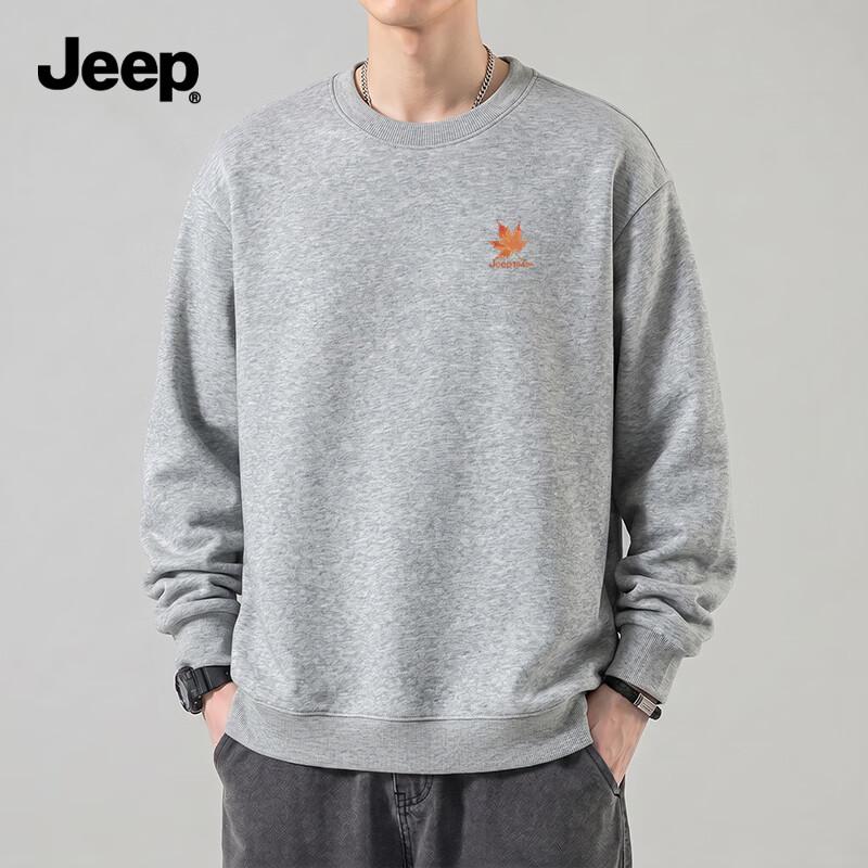 Jeep Мужской повседневный свитшот с круглым вырезом