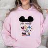Disney Family Wear 2025 Holiday Commemorative Multi-color Available for Autumn and Winter Casual Loose Hoodie Girls Long-sleeved