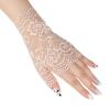 Spring Summer Half Finger Sunscreen Driving Gloves Lace Gloves Short Gloves Fingerless Mittens