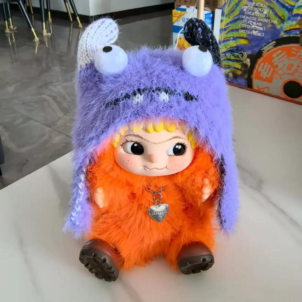 Wakuku Fuzzy Trendy Fun Party Blind Box Cute Wakuku Action Figure Mystery Box CuteDoll Bag PendantDoll Surprise Bag Gift Toy