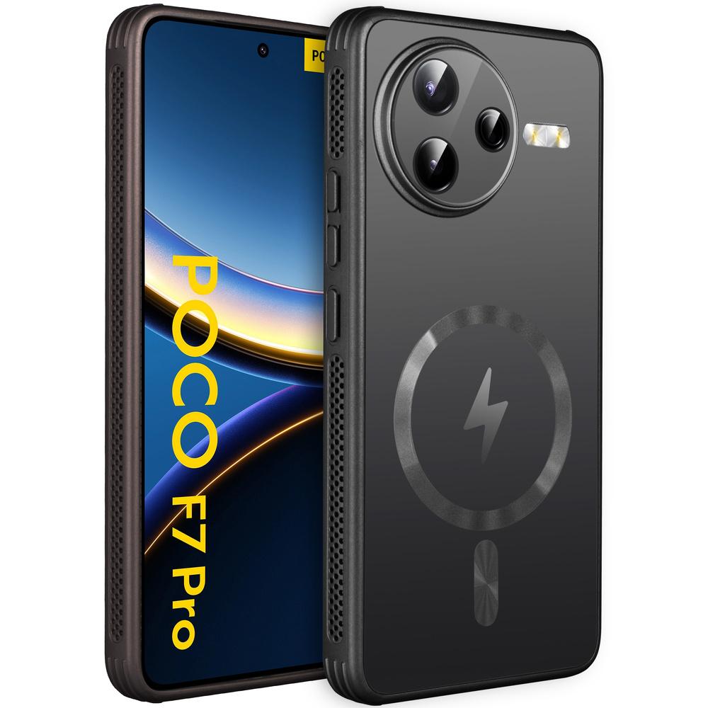 Case for Xiaomi Poco F7 Pro, MagSafe, black