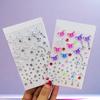 Colorful Butterfly Shell Face Decoration Diamond Sticker Nail Drill Gemstone Stickers Stage Eye Drill Stickers Pearl Sticke