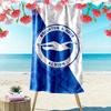 Пляжное полотенце Brighton Print, Большое мягкое быстросохнущее полотенце для пляжа, кемпинга, плавания