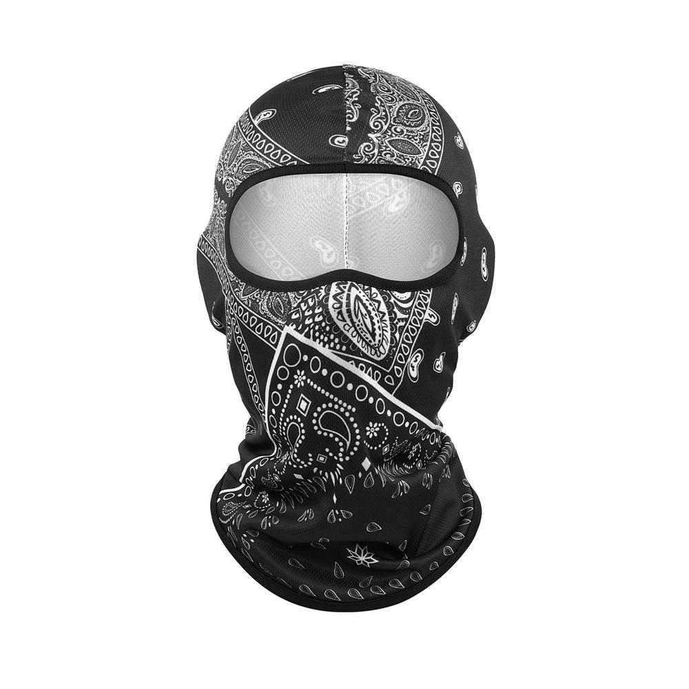 Breathable Cool Balaclava Ice Silk Face Cover Headwear Fashion Full Face Cap  Motorcycle Riding