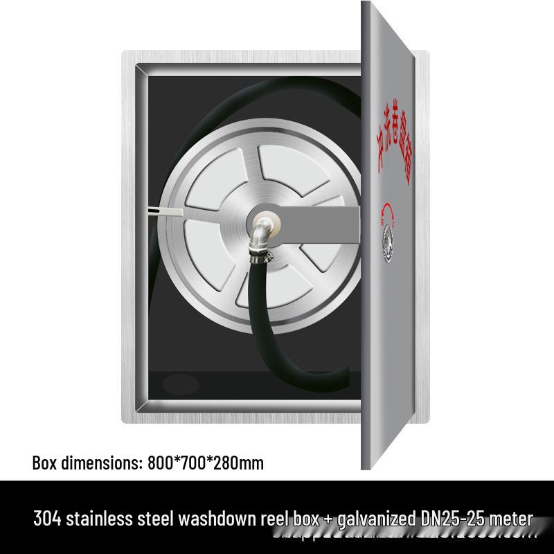 Коробка для промывочной катушки из нержавеющей стали для берегового использования с пожарным гидрантом