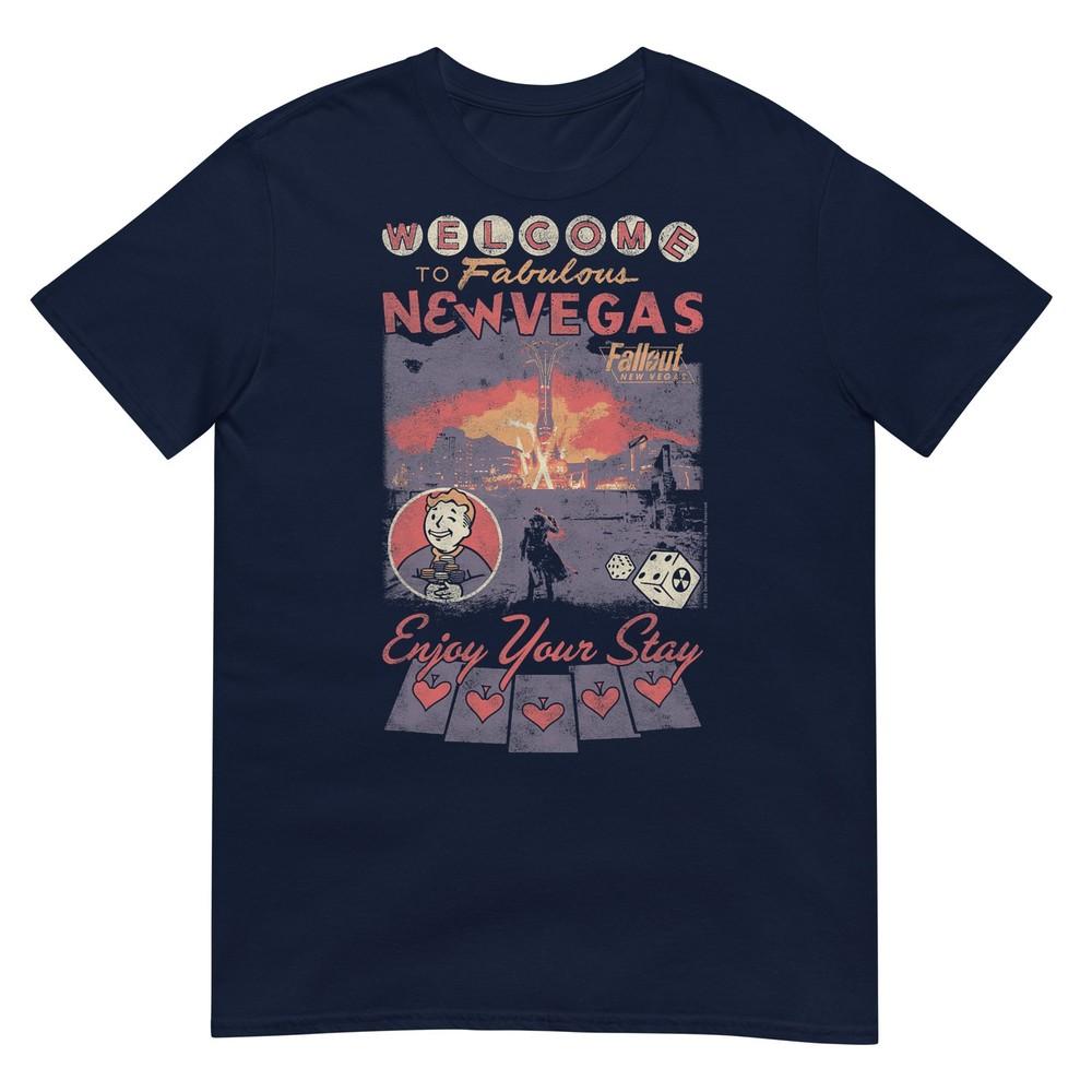 Fallout Welcome To Fabulous New Vegas Vintage Video Game Tshirt