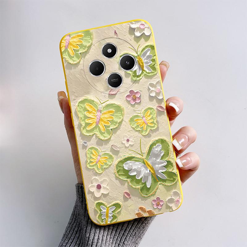 Чехол Redmi 14C Для Xiaomi Redmi 14C Чехол Funda Coque Милый Кот Мультяшный Щенок Собака Силиконовый Мягкий ТПУ Чехлы для Телефона Бампер Redmi 14C
