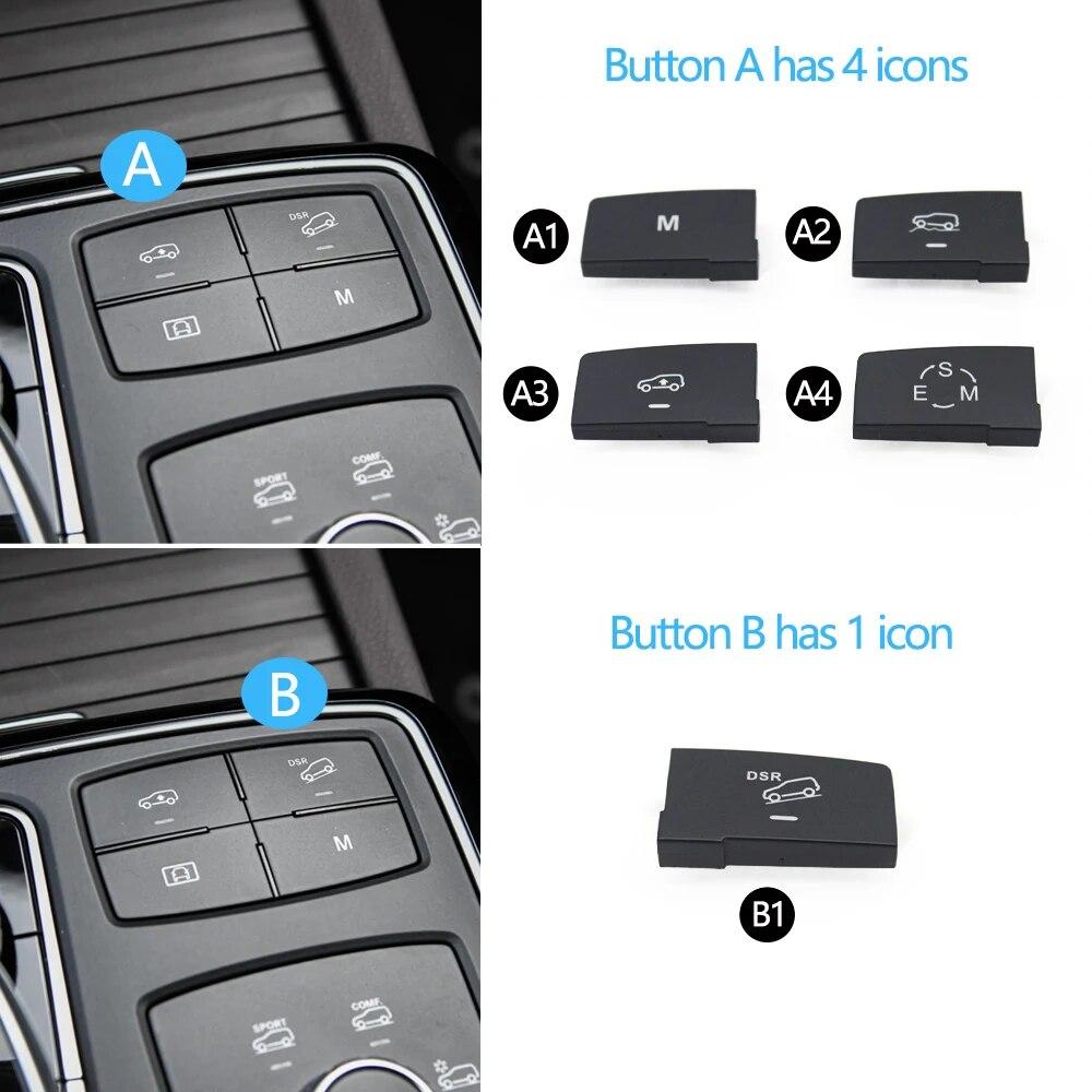 Регулятор высоты подвески автомобиля DSR, вспомогательный переключатель для спуска, многофункциональная кнопка для Mercedes BENZ ML GL GLS GLE W166 W292