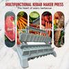 Машина для приготовления кебаба Easy Single Row Grille BBQ Wewers Подготовка машины для приготовления кебаба Пресс-машина Многоразовая ручная форма для кебаба