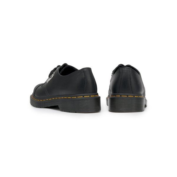 Dr. Martens Кожаные Обувь Кэжуал с Круглым Носком, На Шнуровке, Удобные, Прочные, Низкие, Унисекс, Черные 31684001