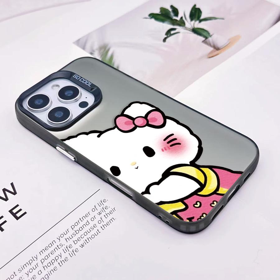 Sanrio TK Милый Черный Чехол для Телефона Hello Kitty для Apple 17