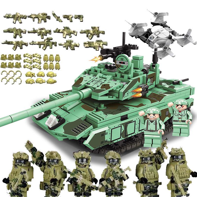 Совместимые военные бронеавтомобили SWAT - Развивающая сборная игрушка для мальчиков