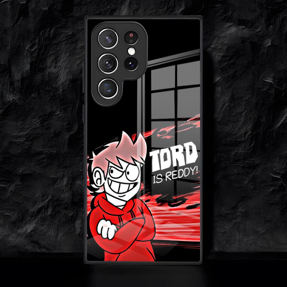 Чехол для телефона Eddsworld Торд Аниме для Samsung S26 S25 Edge Ultra 24 23 22 21 Ultra Plus Fe A55 56 15 4G 5G Стеклянная крышка