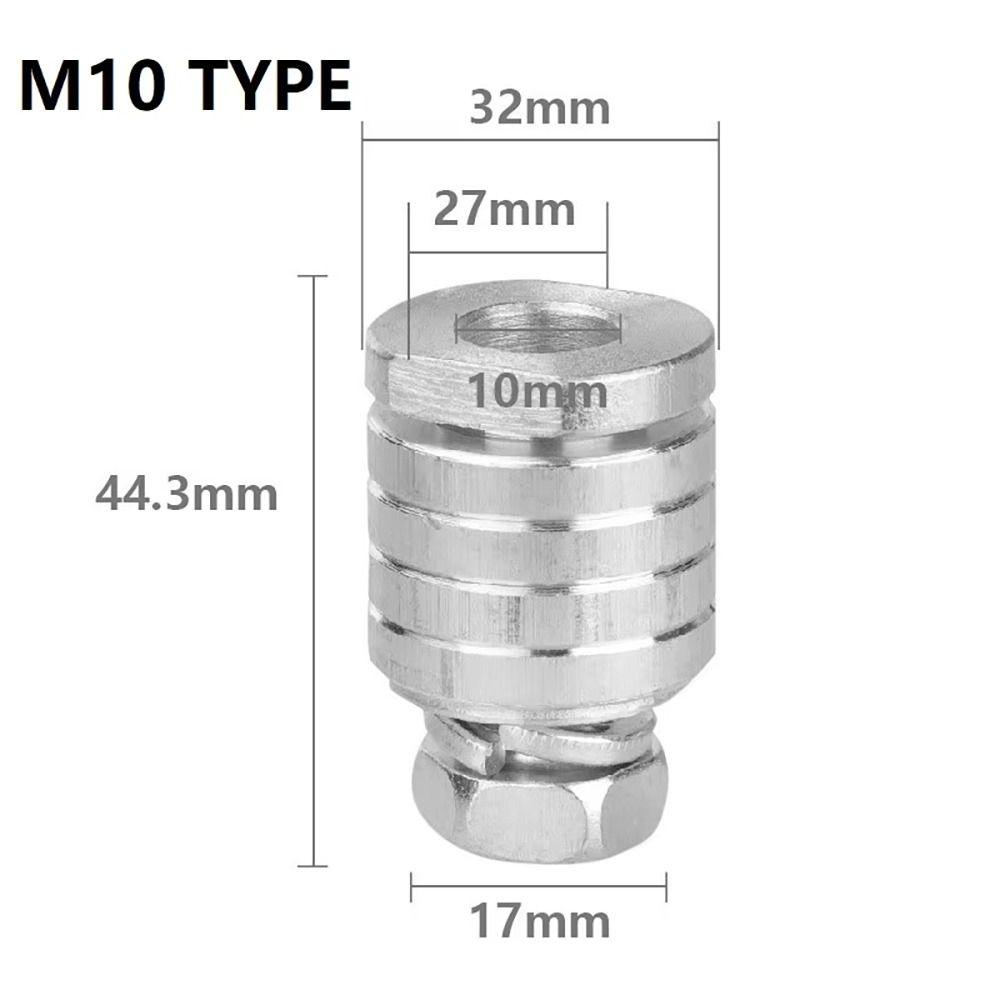 1Pcs Lock Nuts Slotting Angle Grinder Adapter Conversion Kit Power Tool Accessory Grooving Machine Adapter Metal M14 M10