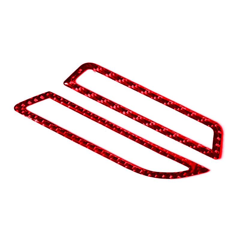 Автомобильные аксессуары для Volkswagen VW Golf 7 GTI MK7 2014-стайлинг автомобиля, внутренние красные наклейки из углеродного волокна