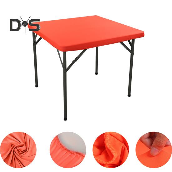 Квадратная накидка на стол 33,8 x 33,8 дюйма, эластичная скатерть, коктейльная накидка