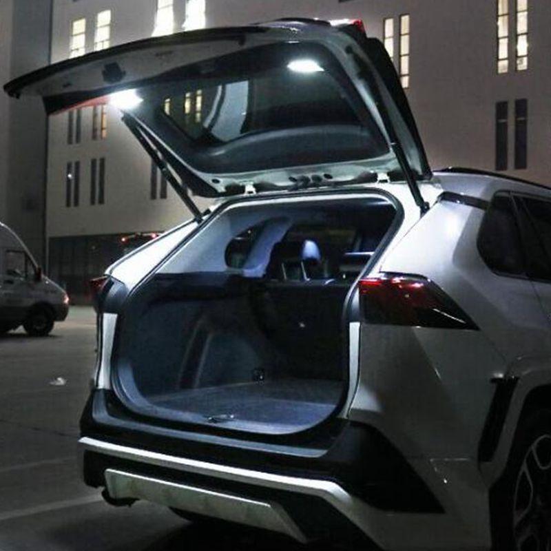 ДЛЯ RAV4 Аксессуары Светодиодная лампа для багажника автомобиля Лампа на крышку багажника Задние фонари Багажный отсек Купол -21